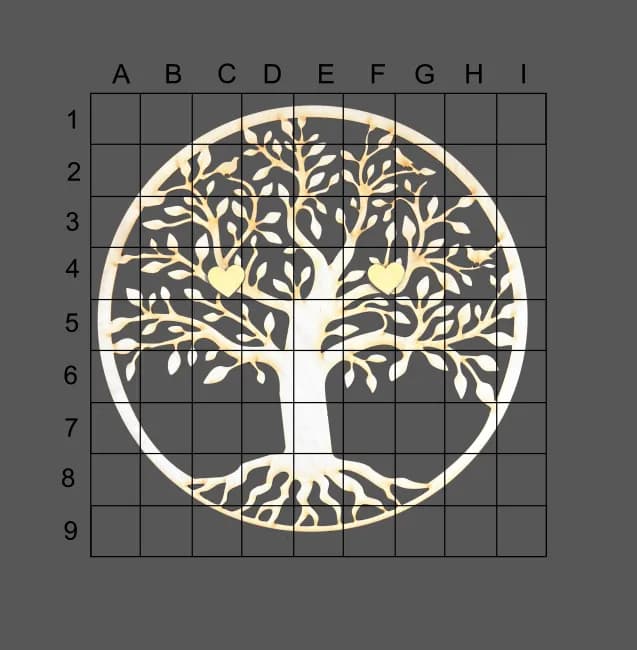 ARBRE DE VIE 28 CM PERSONALISATION 2 PRENOMS 1